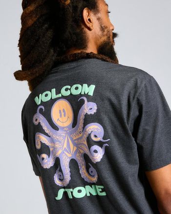 Camiseta Volcom Octopie Preta G / Preto