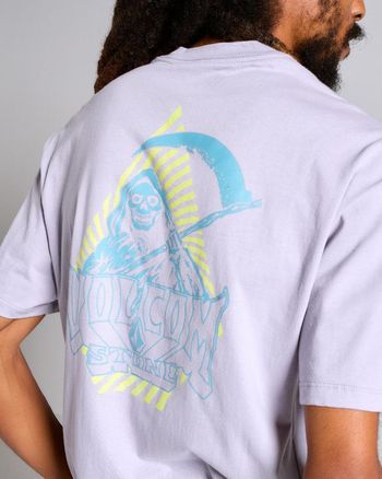 Camiseta Volcom Comfort Reaps Roxa M
