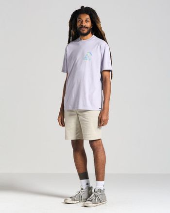 Camiseta Volcom Comfort Reaps Roxa M