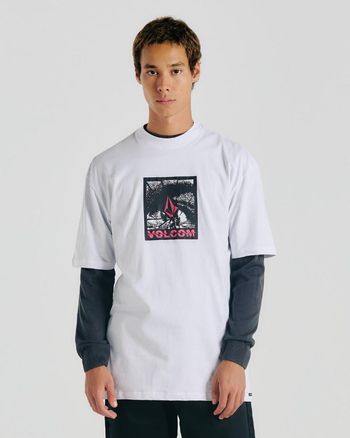 Camiseta Volcom Occulator Branca G / Branco