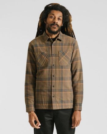 Camisa Flanela Volcom Brickstone Lined Mud P / Multi
