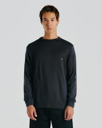 Tricot Volcom Classic Stone Grafite P / Preto
