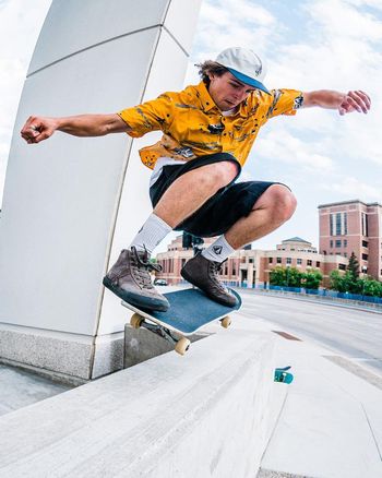 Camisa Volcom Skate Vitals Woven Sunburst P / Amarelo