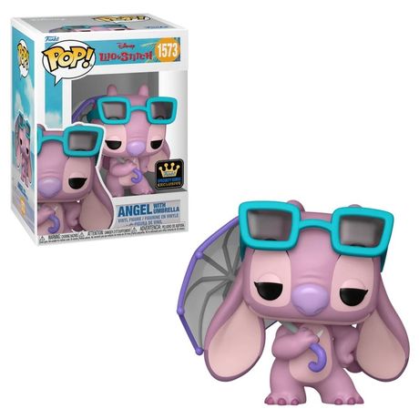 Boneco Funko Pop Angel Com Guarda-Chuva Lilás Vinil Disney Lilo & Stitch