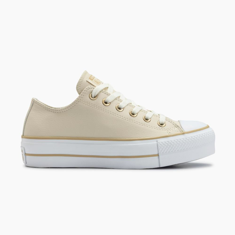 Tênis Converse Chuck Taylor All Star Lift Bege Plataforma - Privalia