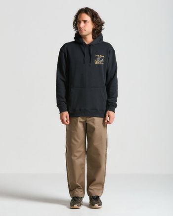 Moletom Volcom Canguru Operator Preto GG / Preto
