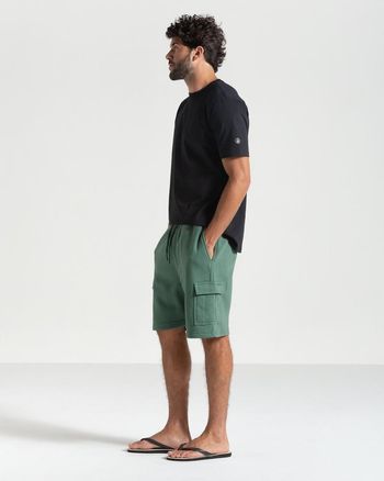 Bermuda Moletom Volcom Comf Cargo Verde G / Verde
