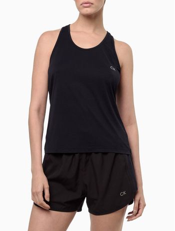 Regata Feminina Calvin Klein Performance - Preto P / Preto