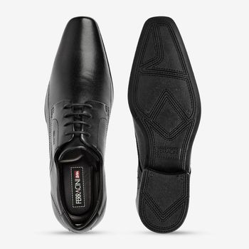 Sapato Masculino Couro Liverpool Ferracini 4080-281G 43 / PRETO 1