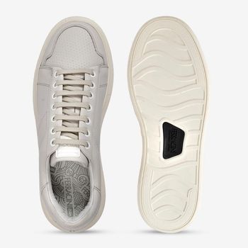 Tênis Couro Casual Ferracini Masculino Impulse 7613-570C 39 / BRANCO