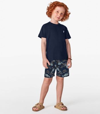 Camiseta Infantil Masculina Trick Nick Azul 12 / Azul