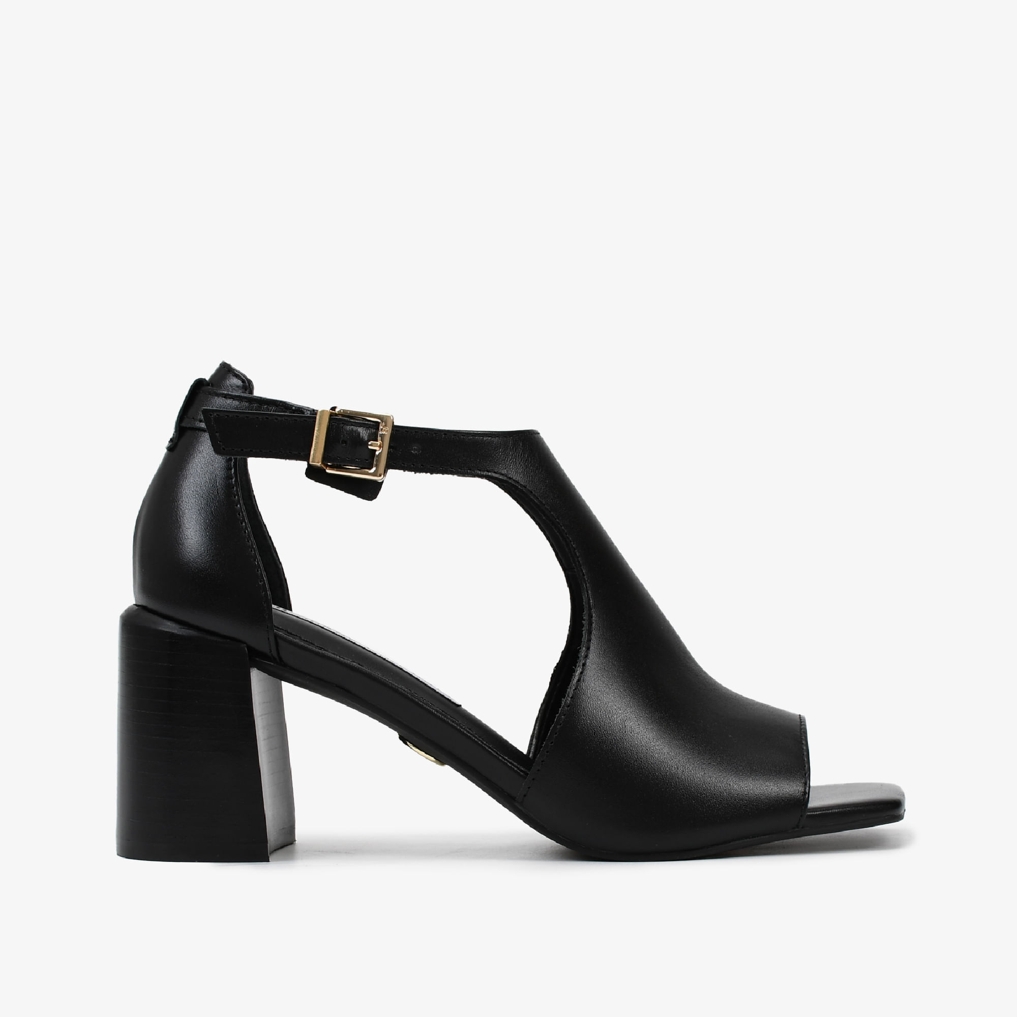 Sandália Preto Couro Privalia