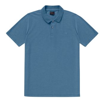 Camisa Polo Básica Masculina Diametro Azul GG / Azul