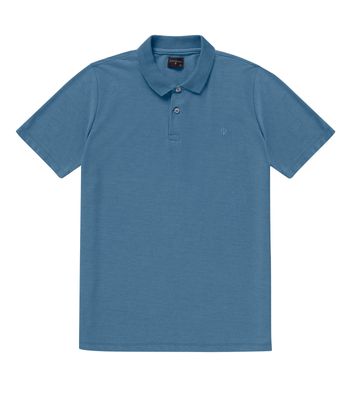 Camisa Polo Básica Masculina Diametro Azul GG / Azul