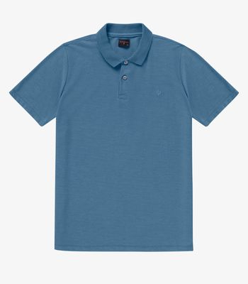 Camisa Polo Básica Masculina Diametro Azul GG / Azul