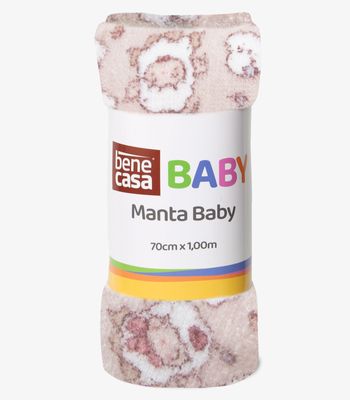Manta Infantil Microfibra Bene Casa Rosa UN / Rosa