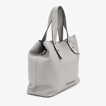 Bolsa Shopping Cinza Alasca Couro Único