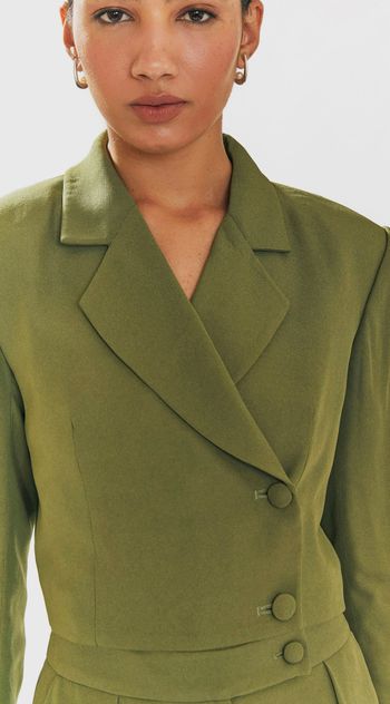 Blazer Iódice Alfaiataria Verde P / verde