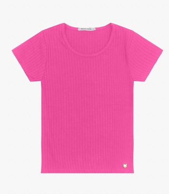 Blusa Infantil Feminina Canelada Trick Nick Rosa 8 / Rosa