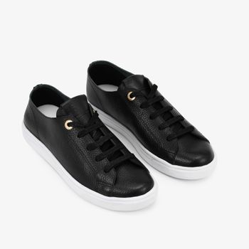 Tênis Preto Couro 33