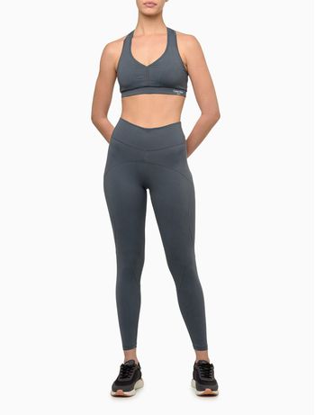 Calça Legging Recorte Sport - Grafite P