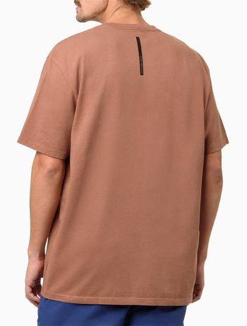 Camiseta Masculina Micrologo Registered - Caqui Medio PP