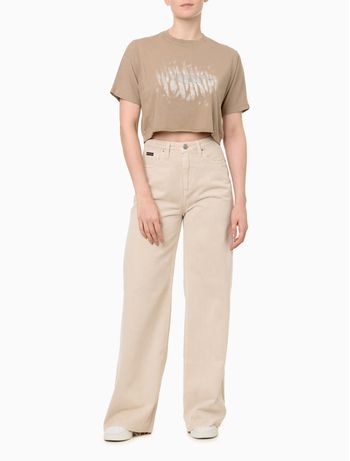Blusa Feminina Silk Textura - Caqui Claro PP