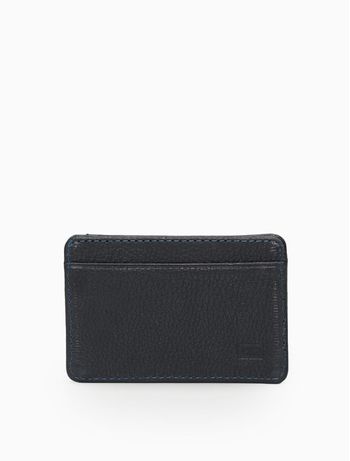Carteira Porta Cartão Masculino de Couro Calvin Klein Jeans - Azul Marinho U