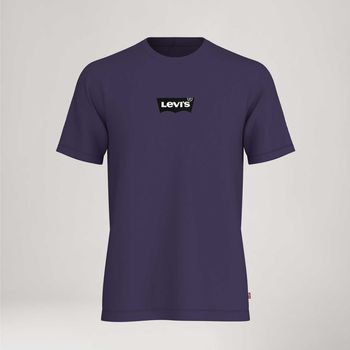 Camiseta Levi's® Graphic Crewneck Roxa Manga Curta G