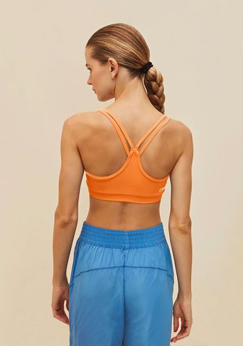 Top Morena Rosa Esportivo Alça Detalhe Alça Laranja G / Laranja