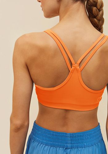 Top Morena Rosa Esportivo Alça Detalhe Alça Laranja G / Laranja