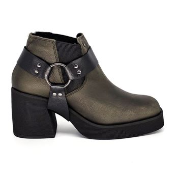 Bota Stuttgart Couro Militar Velluto Preto - STU014 34