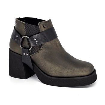 Bota Stuttgart Couro Militar Velluto Preto - STU014 34