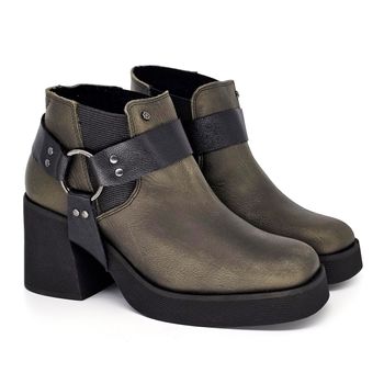 Bota Stuttgart Couro Militar Velluto Preto - STU014 34