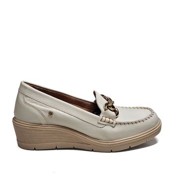 Mocassim Nice Couro Off White - NIC043 37