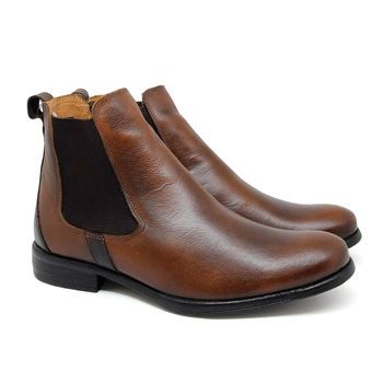 Coturno Guadalupe Couro Tan Roma Cafe - GUA002 37