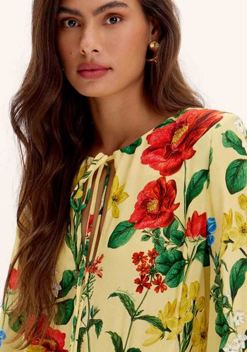 Blusa Fluida Estampa Floral PP / A1817