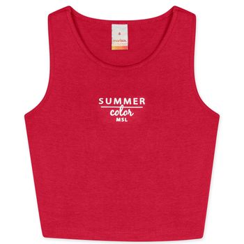 Regata Infantil Feminina Marisol 10 / Vermelho