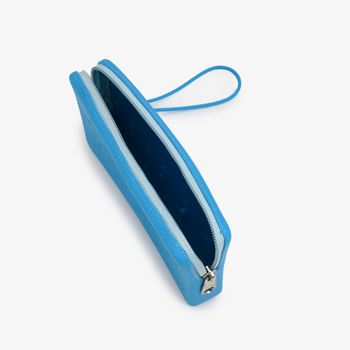 Carteira Porta Celular Azul Único