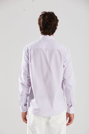 Camisa Manga Longa Com Pala Lilas P / roxo
