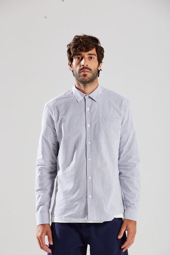Camisa Manga Longa Com Bolso Branco GG / Off White