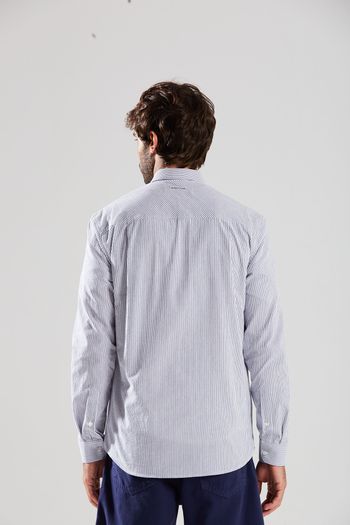 Camisa Manga Longa Com Bolso Branco GG / Off White