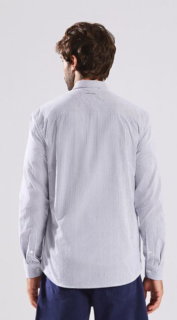 Camisa Manga Longa Com Bolso Branco GG / Off White