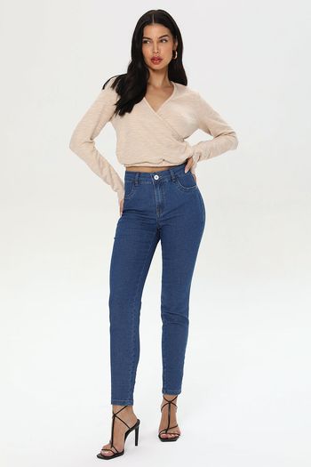 Blusa Manga Longa Luva ECRU G