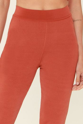 Calça Legging Tricot Vemelho G