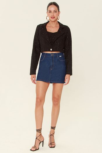 Saia 27 Basic Denim Lovers Azul 34