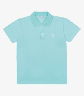 Camisa Masculina Polo Infantil Trick Nick Azul 2 / Azul