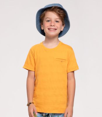 Camiseta Infantil Masculina Trick Nick Amarelo 8 / Amarelo