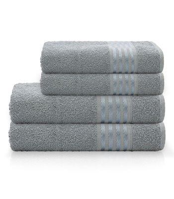 Toalha de Banho Decor Camesa Cinza UN / Cinza