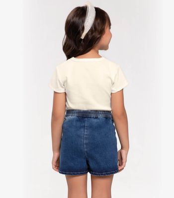 Blusa Infantil Em Ribana Trick Nick Bege 6 / Bege